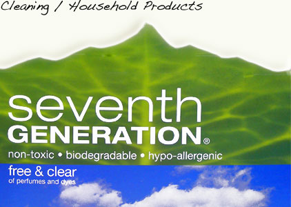 Seventh Generation House Safe Hold Cleaning Products